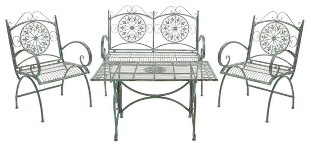 Safavieh - Sophie 4 Piece Set - Antique Dark Green  - PAT5001D veiw 1