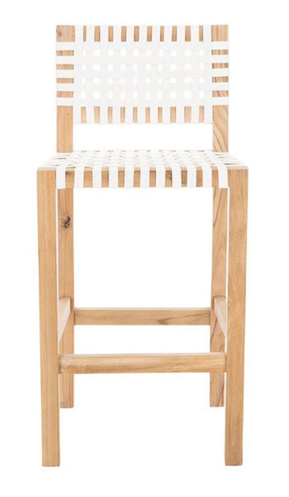 Safavieh - Sorrento Counter Stool - Natural - White - BST1007A veiw 1