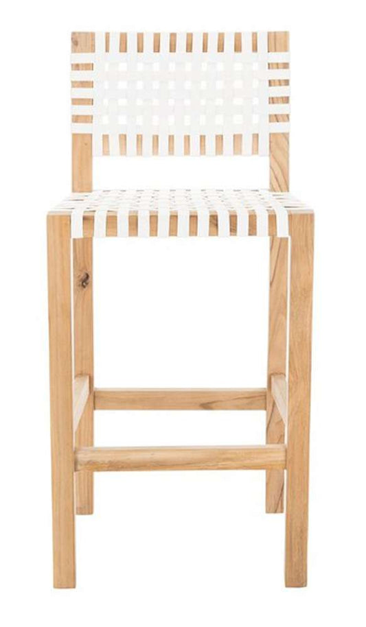 Safavieh - Sorrento Counter Stool - Natural - White - BST1007A veiw 1