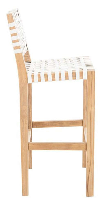 Safavieh - Sorrento Counter Stool - Natural - White - BST1007A veiw 4