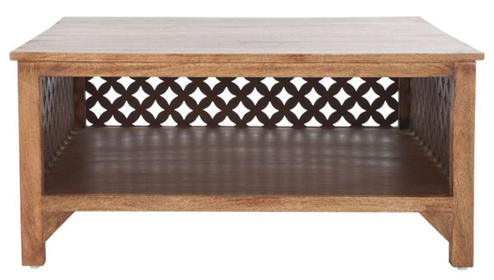 Safavieh - Squall Square 1 Shlf Coffee Table - Burnt Natural  - COF5302B veiw 1