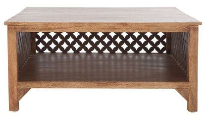 Safavieh - Squall Square 1 Shlf Coffee Table - Burnt Natural  - COF5302B veiw 1