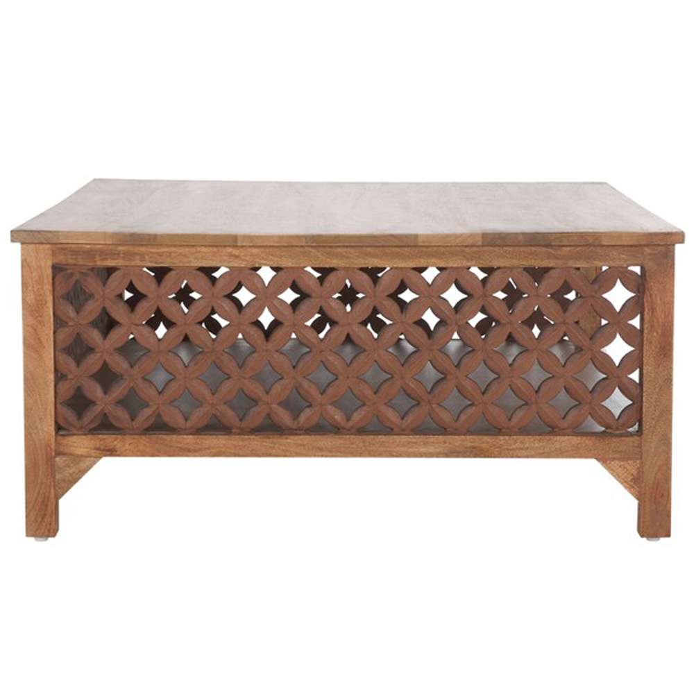 Safavieh - Squall Square 1 Shlf Coffee Table - Burnt Natural  - COF5302B veiw 4