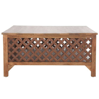 Safavieh - Squall Square 1 Shlf Coffee Table - Burnt Natural  - COF5302B veiw 4
