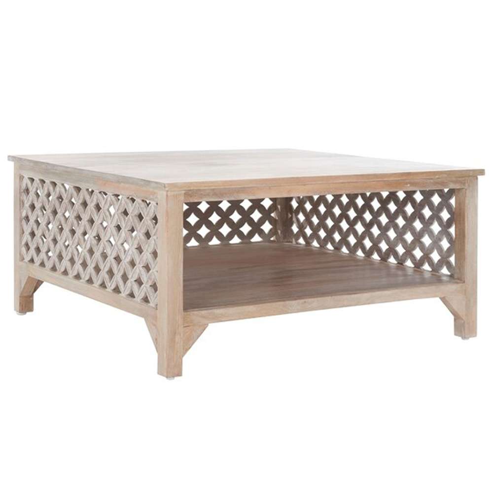 Safavieh - Squall Square 1 Shlf Coffee Table - Burnt White  - COF5302A veiw 3