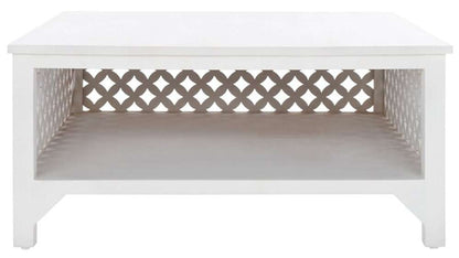 Safavieh - Squall Square 1 Shlf Coffee Table - White Washed - COF5302C veiw 1