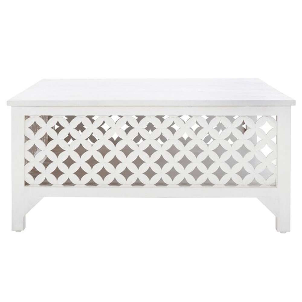 Safavieh - Squall Square 1 Shlf Coffee Table - White Washed - COF5302C veiw 4