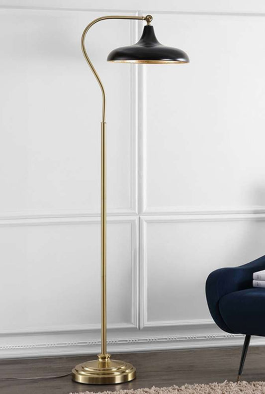 Safavieh - Stefan Floor Lamp - Brass - Black - FLL4046A veiw 1