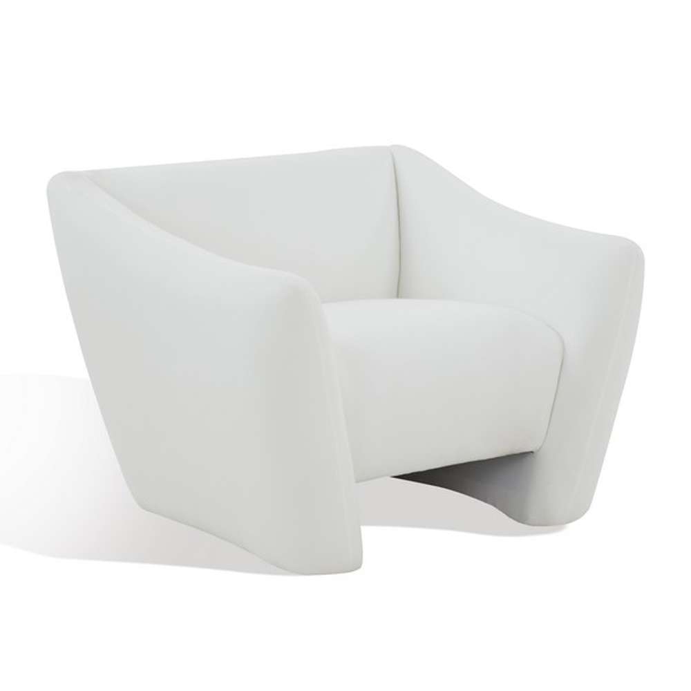Safavieh - Couture - Stefanie Modern Accent Chair - White - SFV4795A veiw 4