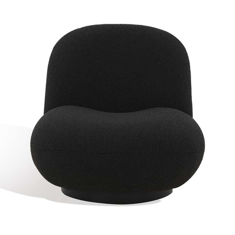 Safavieh - Couture - Stevie Boucle Accent Chair - Black - SFV4767C veiw 2