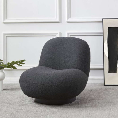 Safavieh - Couture - Stevie Boucle Accent Chair - Black - SFV4767C veiw 3