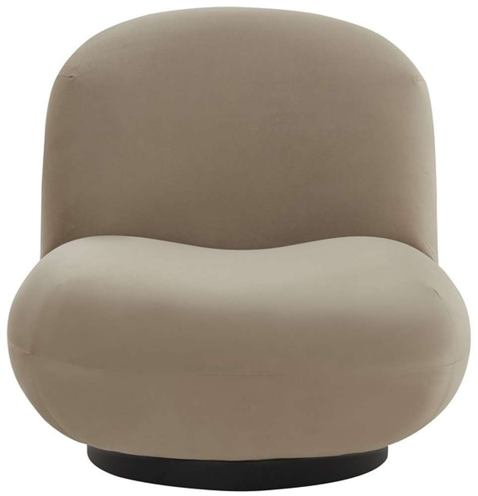 Safavieh - Couture - Stevie Boucle Accent Chair - Light Brown - Black - SFV4767D veiw 1