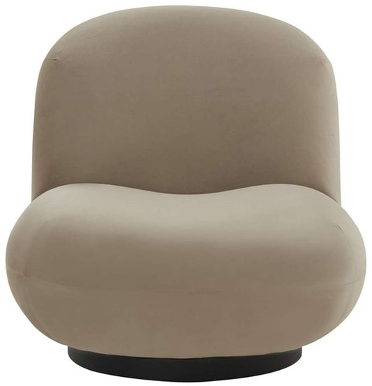 Safavieh - Couture - Stevie Boucle Accent Chair - Light Brown - Black - SFV4767D veiw 1