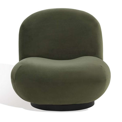 Safavieh - Couture - Stevie Boucle Accent Chair - Olive Green - Black - SFV4767E veiw 2