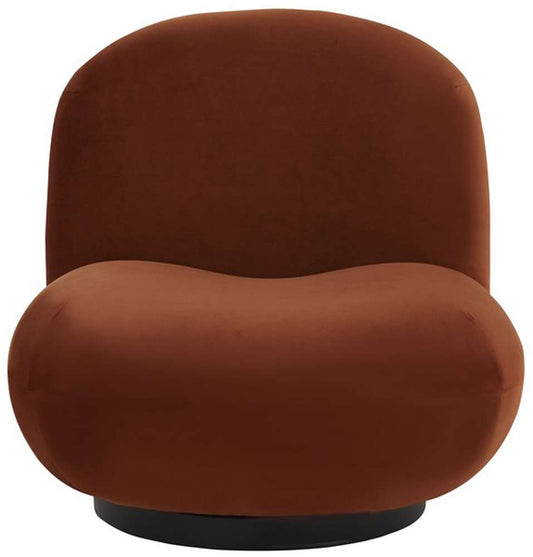 Safavieh - Couture - Stevie Boucle Accent Chair - Rust - Black - SFV4767F veiw 1