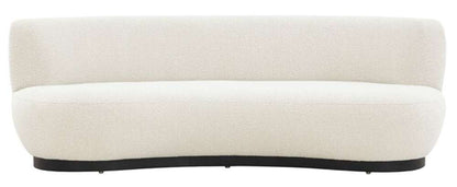 Safavieh - Couture - Stevie Boucle Curved Back Sofa - Ivory - SFV4766A veiw 1