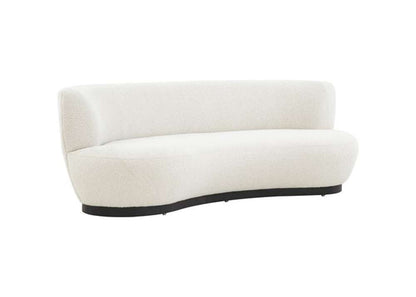 Safavieh - Couture - Stevie Boucle Curved Back Sofa - Ivory - SFV4766A veiw 3