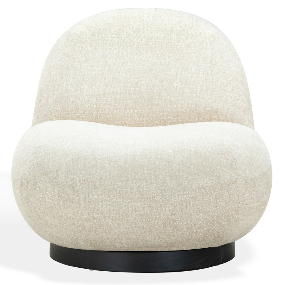 Safavieh - Stevie Chenille Accent Chair / Taupe / Black - SFV4767H view 1