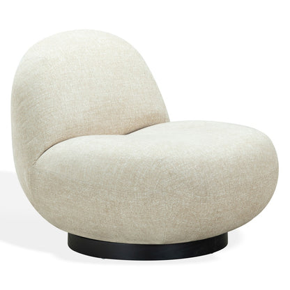 Safavieh - Stevie Chenille Accent Chair / Taupe / Black - SFV4767H view 3