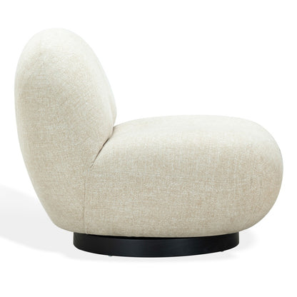 Safavieh - Stevie Chenille Accent Chair / Taupe / Black - SFV4767H view 4