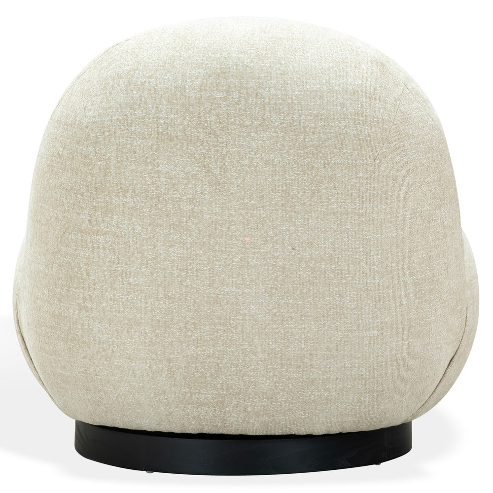 Safavieh - Stevie Chenille Accent Chair / Taupe / Black - SFV4767H view 5