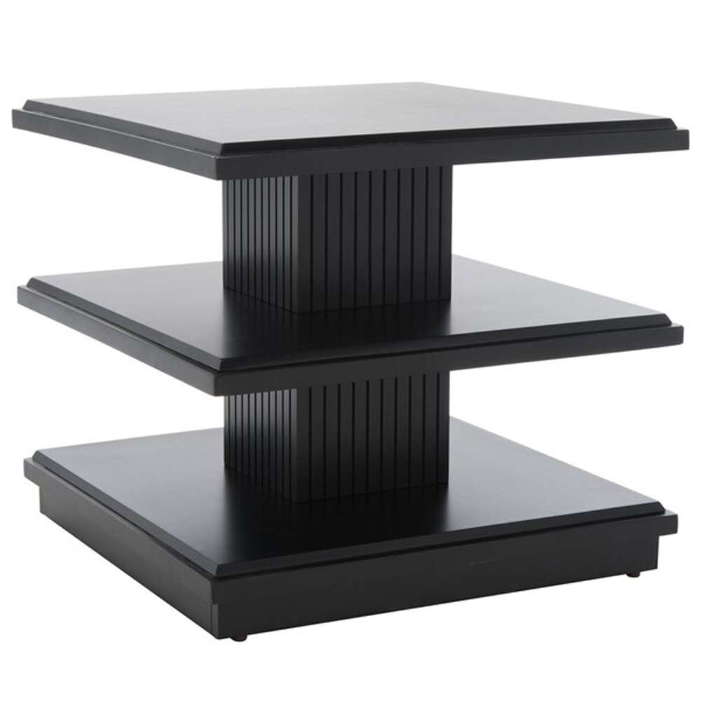 Safavieh - Suette 2 Shelf Accent Table - Black - ACC5001B veiw 3