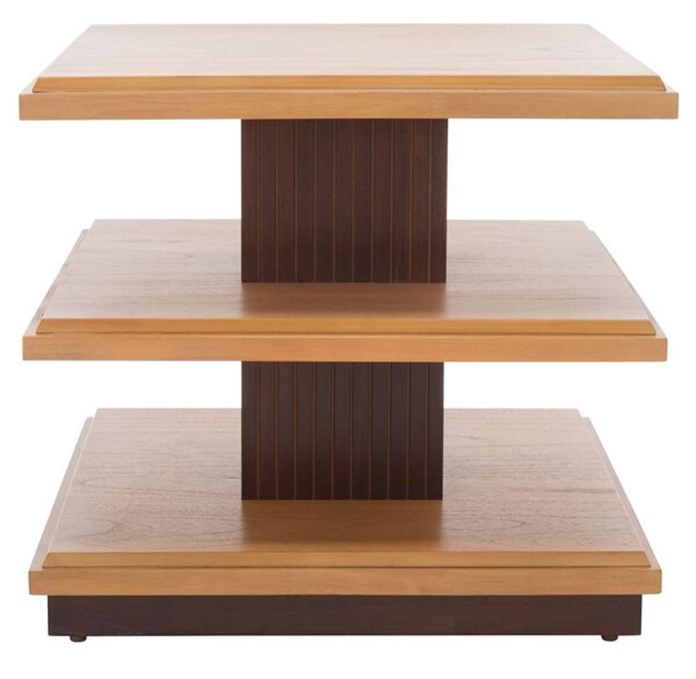 Safavieh - Suette 2 Shelf Accent Table - Natural - Walnut - ACC5001A veiw 1