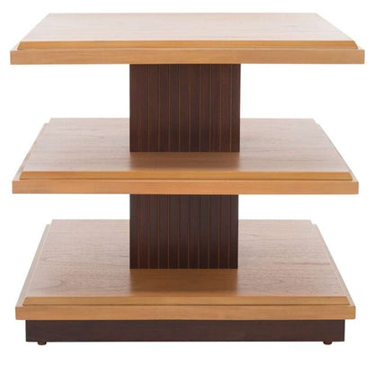 Safavieh - Suette 2 Shelf Accent Table - Natural - Walnut - ACC5001A veiw 1