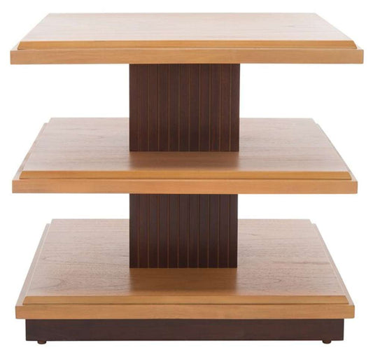 Safavieh - Suette 2 Shelf Accent Table - Natural - Walnut - ACC5001A veiw 1