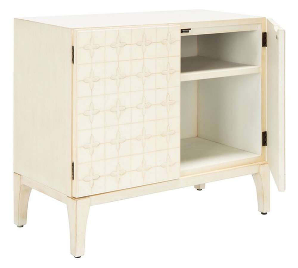 Safavieh - Sula 2 Door 1 Shelf Chest - Antique White - CHS6603A veiw 4
