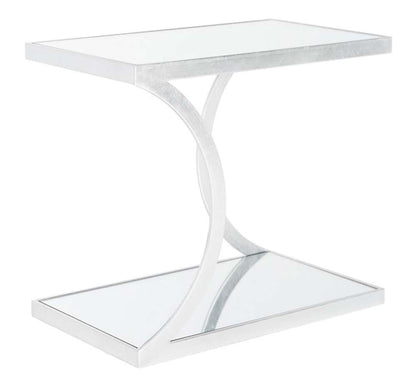 Safavieh - Sullivan Accent Table - Silver - Mirror - FOX2526A veiw 3