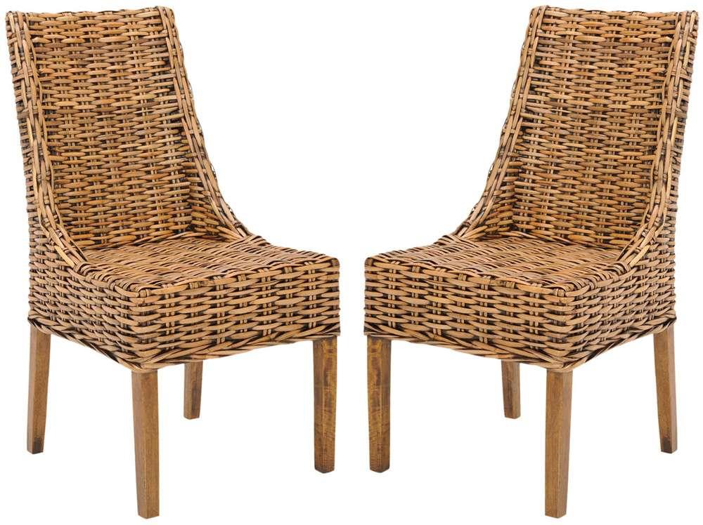 Safavieh - Suncoast Arm Chair - Brown - Teak Brown  (Set of 2) - FOX6503A-SET2 veiw 1