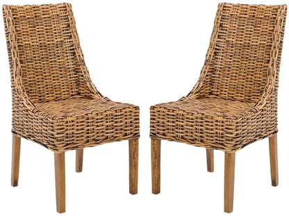 Safavieh - Suncoast Arm Chair - Brown - Teak Brown  (Set of 2) - FOX6503A-SET2 veiw 1