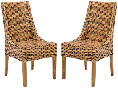Safavieh - Suncoast Arm Chair - Brown - Teak Brown  (Set of 2) - FOX6503A-SET2 veiw 2
