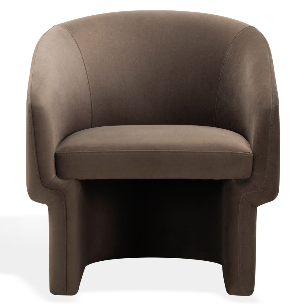 Safavieh - Susie Barrel Back Accent Chair / Dark Brown - SFV4781F view 1