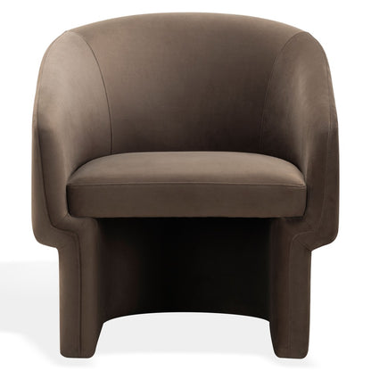 Safavieh - Susie Barrel Back Accent Chair / Dark Brown - SFV4781F view 1