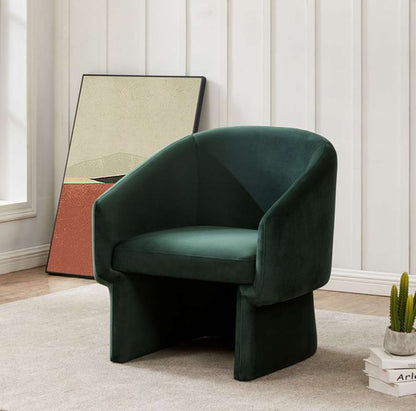 Safavieh - Couture - Susie Barrel Back Accent Chair - Forest Green - SFV4781B veiw 2