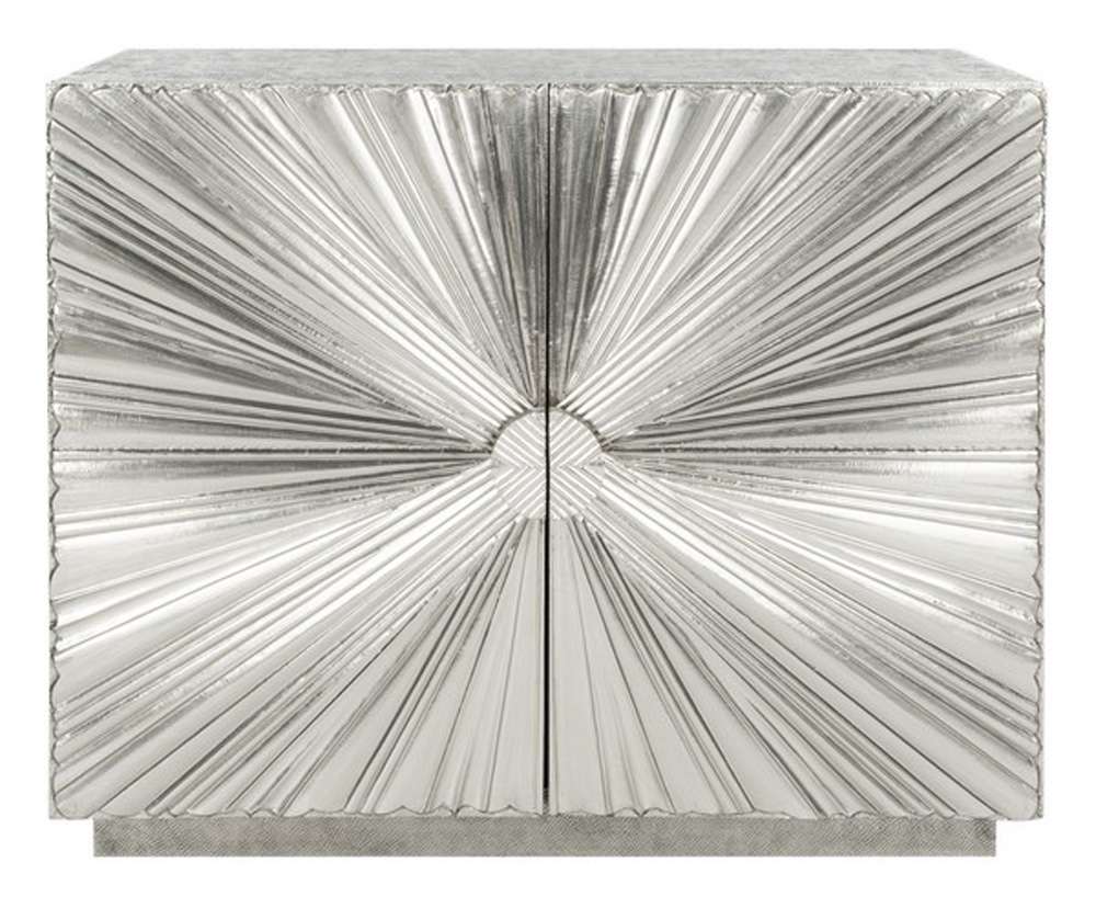 Safavieh - Couture - Sylas Sunburst 2-Dr Chest - Silver - SFV6602A veiw 1