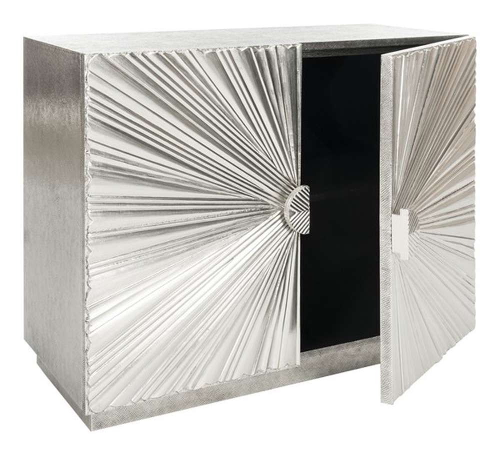 Safavieh - Couture - Sylas Sunburst 2-Dr Chest - Silver - SFV6602A veiw 3