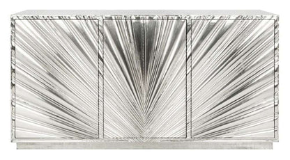 Safavieh - Couture - Sylas Sunburst 3-Dr Sideboard - Silver - SFV6601A veiw 1