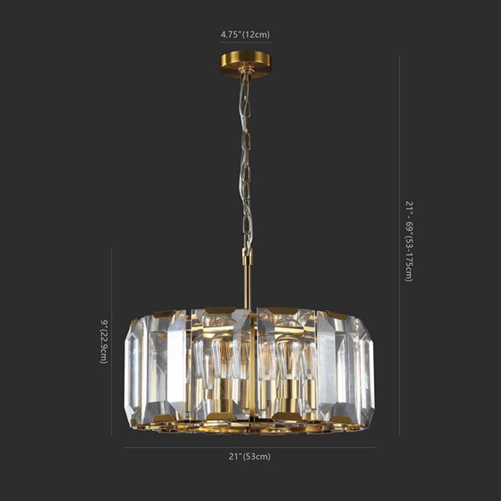 Safavieh - Couture - Symone Glass Chandelier - Gold - CTL1010A veiw 2
