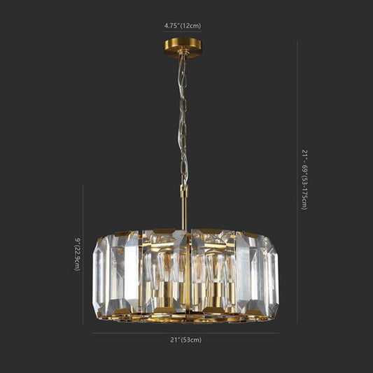 Safavieh - Couture - Symone Glass Chandelier - Gold - CTL1010A veiw 2