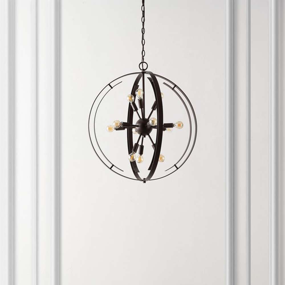 Safavieh - Syosset 12Lt Pendant - Oil Rub Bronze - PND4165A veiw 1