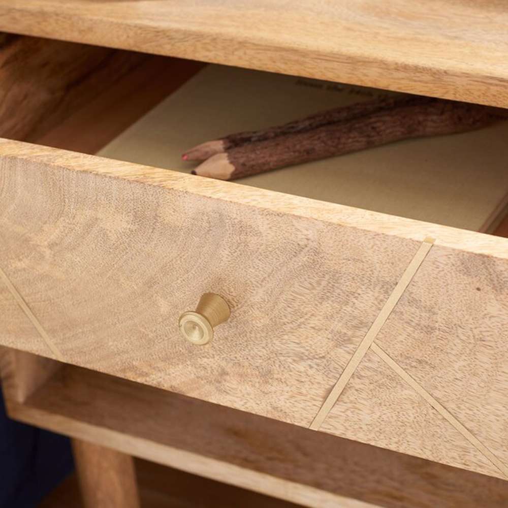 Safavieh - Taft 1 Drawer Nightstand - Natural - NST9012A veiw 2