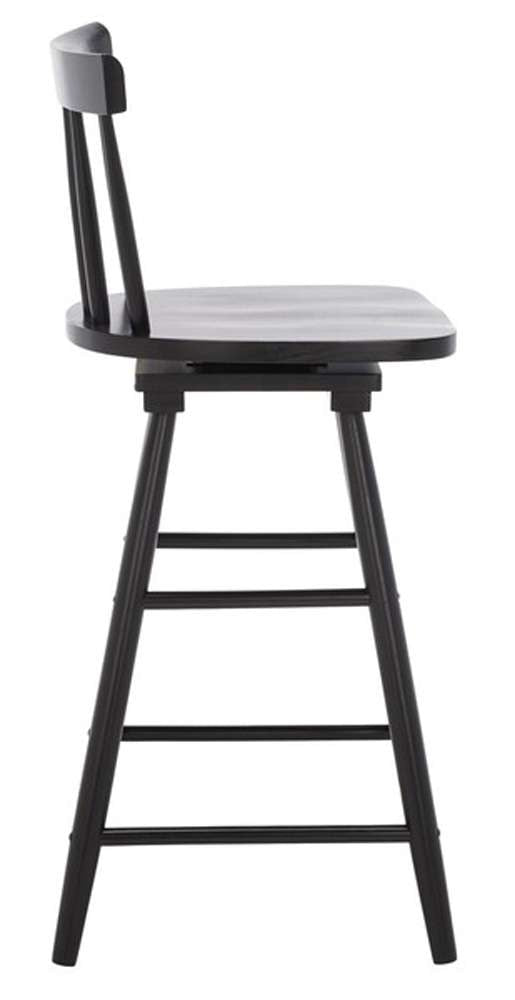 Safavieh - Tage Swivel Counter Stool - Black - BST1400A veiw 4