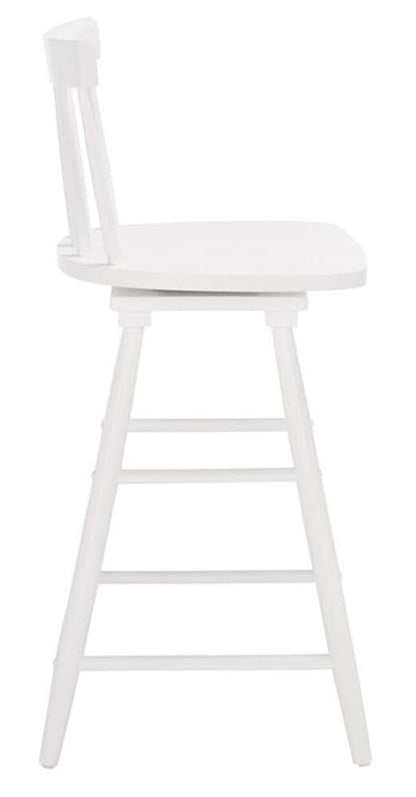 Safavieh - Tage Swivel Counter Stool - White - BST1400C veiw 4