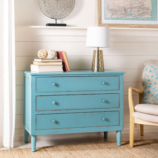 Safavieh - Talbot Chest - Distressed Blue - AMH1517A veiw 2