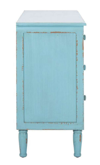 Safavieh - Talbot Chest - Distressed Blue - AMH1517A veiw 3