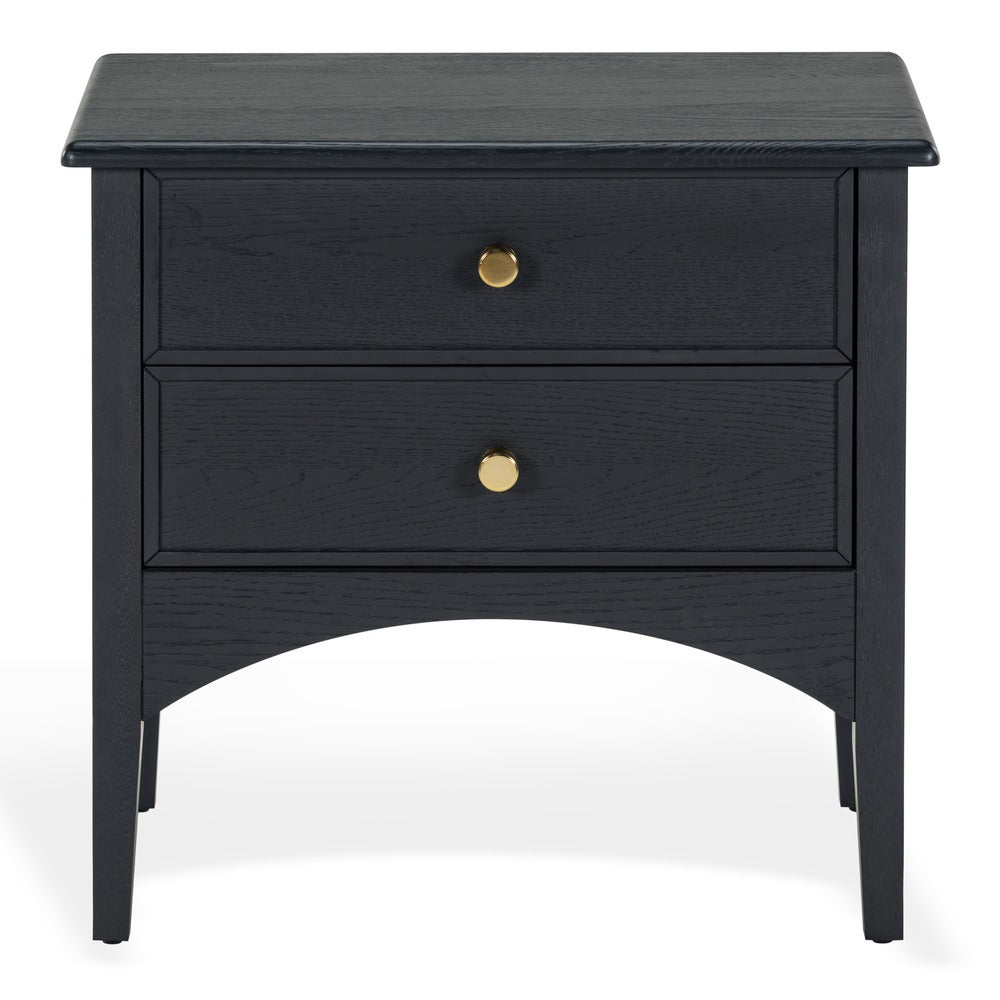 Safavieh - Talia 2 Drawer Wood Nightstand / Black - SFV2243B view 1