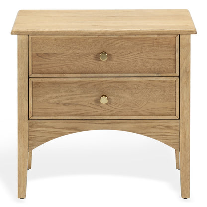 Safavieh - Talia 2 Drawer Wood Nightstand / Brown Oak - SFV2243A view 1